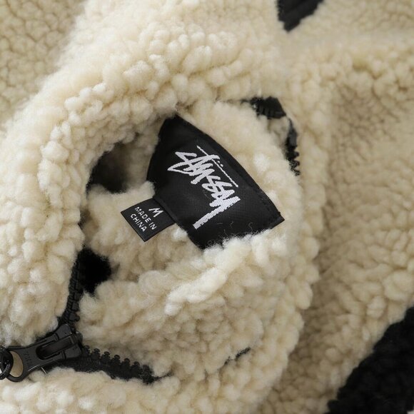 Stussy 8 ball reversible Sherpa jacket - Picture 7 of 7